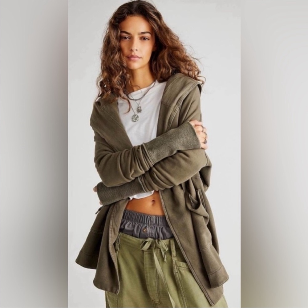 Free People Brentwood Oversized Cardigan Jacket